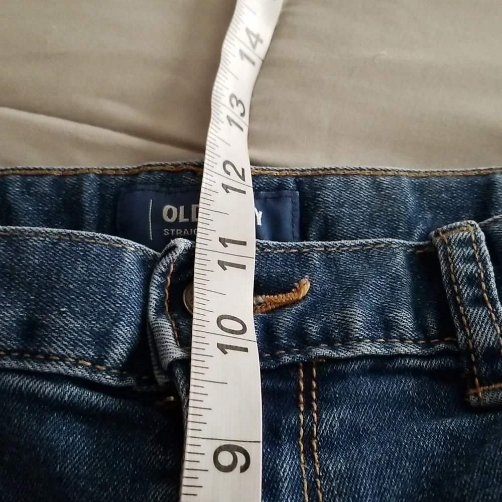 Old Navy Boy's Adjustable Waist Straight Leg Jeans